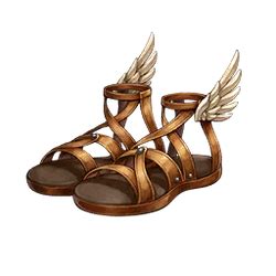 ff iv buying hermes's shoes|final fantasy hermes sandals.